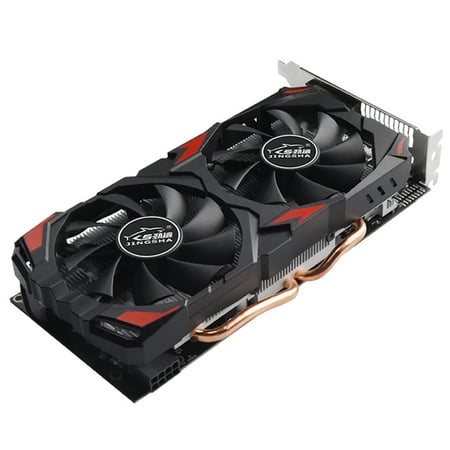 JINGSHA RX580 Gaming Graphics 8GBGDDR5256bit Memory 12571340MHz Core Frequency 2 Cooling Fans Design 3*DP+HDPorts
