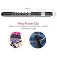 thumbnail image 3 of Mini Stylo Lampe de Poche LED Réutilisable pour Maison, Extérieur, Médecin, Infirmière, EMT (Noir, 1 pack), 3 of 4