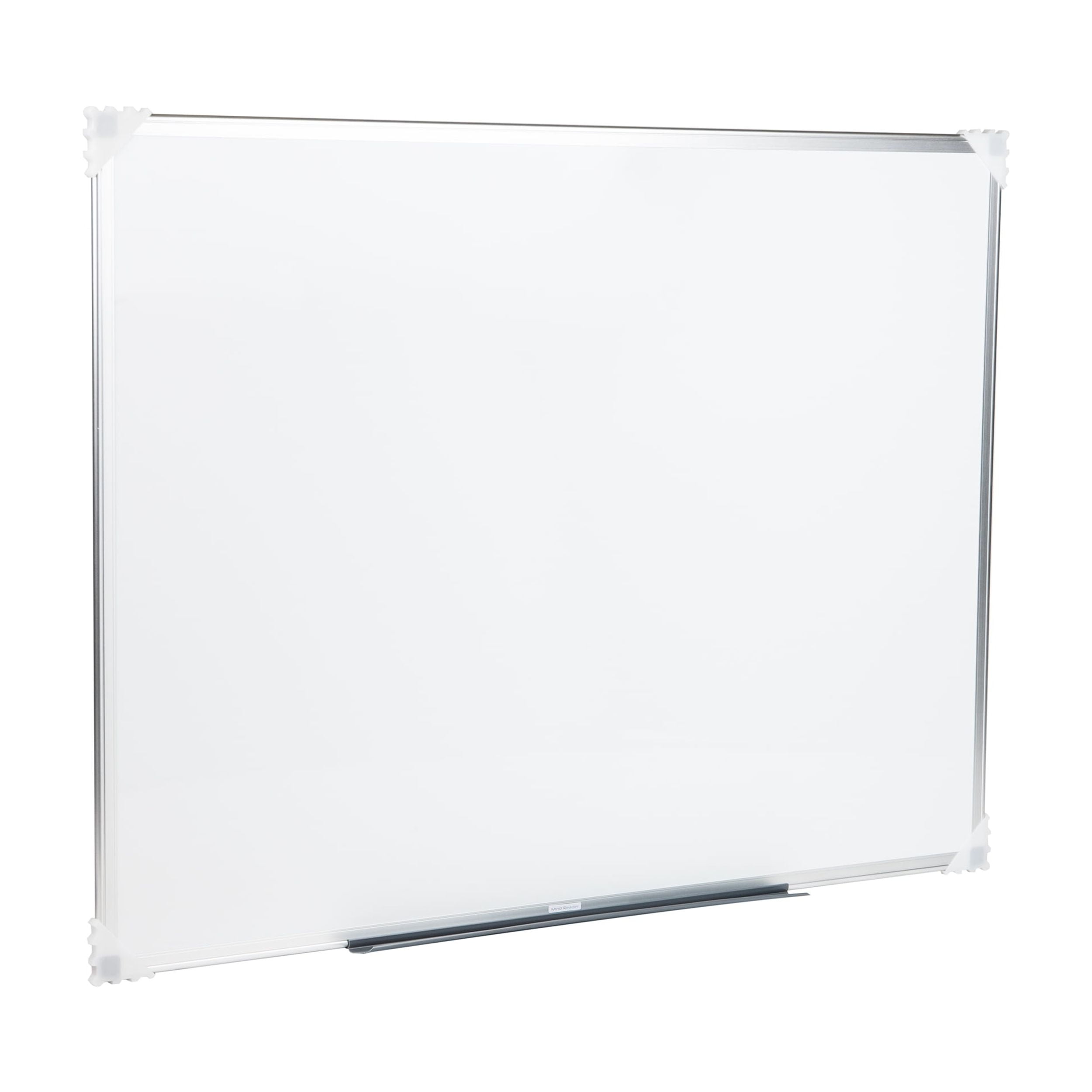 Mind Reader Dry Erase Magnetic White Board, Wall Mount, Eraser Marker Shelf,  47.75"L x 36"W, White