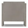 thumbnail image 4 of Furniture of America Yasgard 2-Drawer Solid Wood Nightstand in Gray, 4 of 10