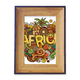 thumbnail image 1 of Patrón de arte aborigen tribal africano Marco de imagen marco de escritorio, 1 of 4