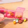 thumbnail image 3 of Pastillero apto para viajes de 7 días con compartimentos grandes y diseño resistente, recordatorio de medicación portátil para vitaminas/aceites de pescado/suplementos Xemadio 2034979, 3 of 9