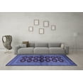 thumbnail image 3 of Ahgly Company Indoor Rectangle Persian Blue Traditional Area Rugs, 7' x 9', 3 of 4