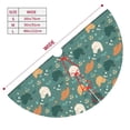 thumbnail image 3 of Lsque Flowe Rooster Print Christmas Tree Skirt, Tree Skirt with Ties or Velcro, Perfect for Holiday Decorations, Halloween, and New Year-36", 3 of 7