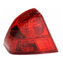 Left Tail Light Assembly - Compatible with 2003 - 2005 Honda Civic Sedan 2004