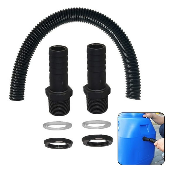 Rain Barrel In Series Hose, Connector Pipe Link Rain Diverter Pipe Extension Kit