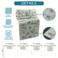 thumbnail image 7 of Table Runner Dresser Scarves 90 Inch Long, Farm Daisy and Eucalyptus Leaves Vines Linen Dining Table Runners Greenery on Vintage Linen Tabletop Scarf for Wedding Holiday Party Kitchen, 7 of 7