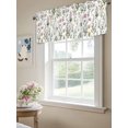 thumbnail image 6 of Spring Summer Floral Curtain Valances for Windows, Farmhouse Botanical Butterflies Kitchen Valance Window Treatment, Light Filtering Block Curtains for Bathroom/Bedroom/Living Room 54'' x 18'', 6 of 9