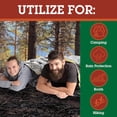 thumbnail image 2 of Emergency Thermal Sleeping Bags Weatherproof Mylar Disaster Survival Bivouac | 7 ft x 3 ft | Compact Lightweight Shelter Signal Reflective Utility | Premium Prepper, 2 of 5