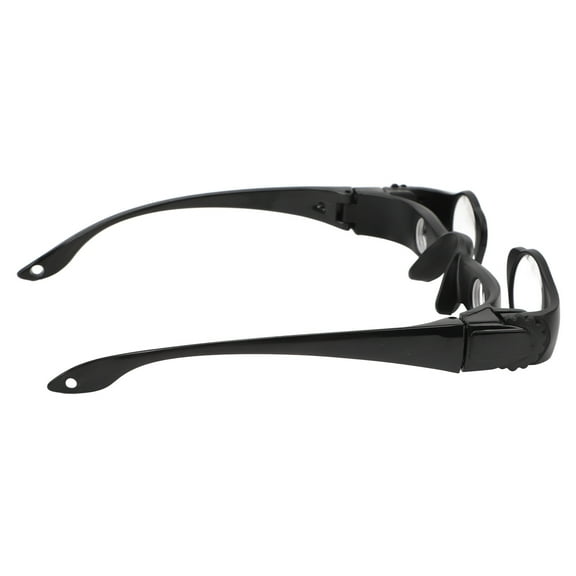 Fishing Binocular Glasses Hands Free 8x Zoom Manual Focus HD Green Film Ergonomic Nose Rest with CPL Filters Fishing Telescope Glasses for Concert