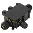 thumbnail image 1 of AMONIDA Waterproof Junction Box, IP68 Plastic Junction Box 4m Underwater Connection Wiring Box T100 450VAC 24A UL94V-2 Electrical Junction Box, 1 of 8