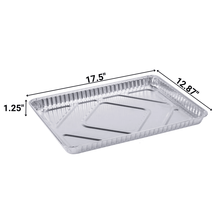VeZee's Aluminum 17.5X12.87X1.25 inches Cookie Sheet Baking Pans: Disposable Aluminum Foil Trays Ideal for Brownie, Coffee Cakes, Side Dishes : 500 Sheets