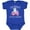 Royal Blue, variant on Inktastic Daddy's Little Farmer- Pink Tractor and Flowers Boys or Girls Baby Bodysuit