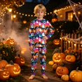 thumbnail image 4 of Leey-World Halloween Pajamas Baby Long Sleeve Pajama Sets, Toddler Boy Girl 2-Piece Sleepwear, 4 of 9