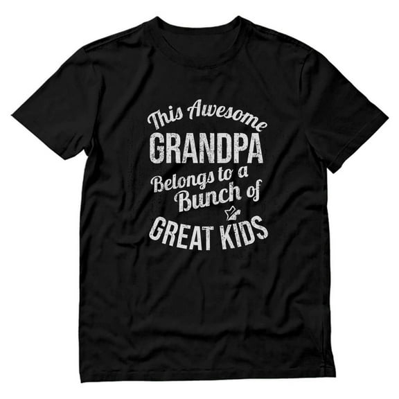 Proud Dad Shirt Gifts for Dads Fathers Day Awesome Papa Grandpa Shirts for Men 4X-Large Black