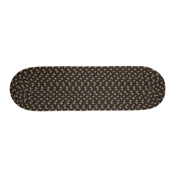 Rhody Rug MA34 Manhattan Velvet 100% Polypropylene Multicolor 8" x 28" Stair Tread