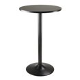 thumbnail image 1 of 20123 Winsome Obsidian Round Pub Table in Black Finish, 1 of 7