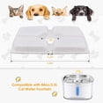 thumbnail image 2 of Comsmart Juego De Filtros Para Fuente De Mascotas, 3 Sistemas De Filtración Triple, Filtros De Repuesto Para Fuente De Agua Para Gatos, Para Fuente De Agua Para Mascotas Cuadrada De 84 Oz/2,5 L (Paque, 2 of 7