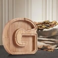 thumbnail image 4 of SDNall Personalized Wooden Name Money Box Wooden Deposit Box Twenty Six English Letters, 4 of 9