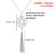 thumbnail image 2 of Collar de Cadena Estilo Bohemia con Borlas Qarigey Plata Tipo 3 NO3, 2 of 6