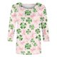 thumbnail image 5 of TaTaai Women's Fashion St. Patrick's Day Unstructured Print Loose Casual Round Neck 3/4 Sleeve T-Shirt Pullover Gift, 5 of 6