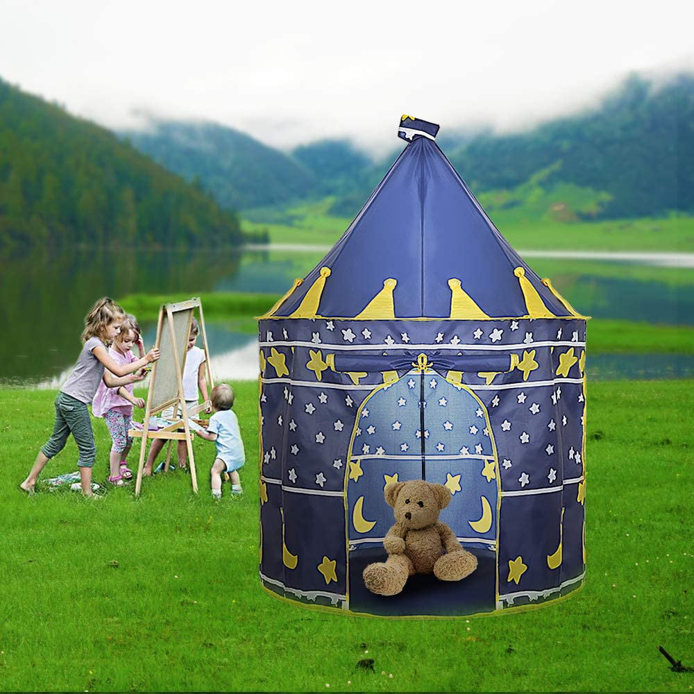 Creatov Kids Tent Toy Prince Playhouse Toddler Play House Blue Castle Ages 3 for sale online 