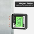 thumbnail image 4 of Graflsoa Digital Inclinometer with Magnetic Base, Angle Finder, Level Gauge, Electronic Protractor, JD10 Model, ABS Material, 4*90° Range, 0.05° Resolution, Red/Black/White Options, 4 of 6
