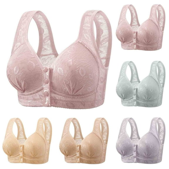 Xuniizn Bras for Women Comfortable Soft Seamless Brasieres Para Mujer Plus Size Full Coverage No Underwire Everyday Bras Gifts for Women