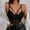 Black, variant on Babysbule Womens Tops Fashion Women's Lace Beauty Back Solid Strap Wrap Hollow Out Bra Underwear Vest Sling