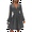 Polka dot, variant on Women's Fall A-Line Midi Dress V-Neck Long Lantern Sleeve Elastic Waist Ruffle Flowy Swing Spring Dresses
