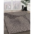thumbnail image 2 of Ahgly Company Indoor Round Patterned Sage Green Novelty Area Rugs, 4' Round, 2 of 6