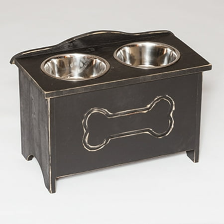 Furniture Barn Usa Primitive Rustic Country Dog Feeder With Storage Furniture Barn Usa Primitive Rustic Country Dog Feeder With Storage