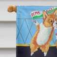 thumbnail image 3 of Carolines Treasures 7286CHF 28 x 40 In. Go Team Corgi Flag Canvas, House Size, 3 of 4