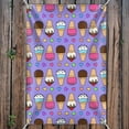 thumbnail image 3 of Ice Cream Pattern with Rainbow Hearts Home Business Office Sign, 3 of 3