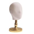 thumbnail image 3 of Milaget Display Head with Base Hat Display Stand Holder for Glasses Headwear Gold Bottom, 3 of 9
