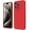 Red, variant on for iPhone 15 Stand Case Clear Built in Metal Kickstand Holder,Transparent Hard Plastic & Silicone TPU Soft Edge Tough Protective Phone Case,Thin Slim Shockproof Cover for Women Men