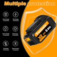 thumbnail image 4 of Batería JAUKIST de 20 V 8 Ah de repuesto para Dewalt Cordless, 4 of 6