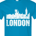 thumbnail image 4 of Inktastic London England City Skyline with Grunge T-Shirt, 4 of 5