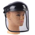 thumbnail image 4 of Full Face Protective  Full Face Steel Mesh  Head Mounted Lawn Mowing   Protective Face  For Garden Black, 4 of 5