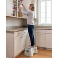 thumbnail image 5 of MR.SIGA Toilet Stool Squat Adult Bathroom Foot Stool, Off-White & Dark Gray | Heavy Duty Anti-Slip Bathroom Step for Improved Posture, 5 of 7