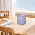 thumbnail image 4 of YIMWNYI Metal Mesh Pen Holder, Durable Steel Desk Organizer, Compact Pencil Storage Jar for Office, Home, and Workspace, Easy to Clean, Sturdy Design for Desk Supplies, 9x10cm, 4 of 5