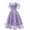 Purple, variant on Azrian Summer Dresses,Plus Size Women Dress Women Lace Off-The-Shoulder Sling Short Sleeves Party Dress Cocktail Prom Ballgown Vintage Dress