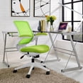 thumbnail image 2 of Chaise de Bureau Blanche Simple Relax avec Dossier Rabattable, 2 of 5