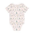 thumbnail image 5 of Balery Rabbit Forest Pattern Baby Climbing Clothes Infant Bodysuit Cute Infant Bodysuit Baby Romper-9M, 5 of 7