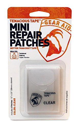 Gear Aid Tenacious Tape Mini Patches for Down Jacket Repair New Version 