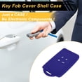 thumbnail image 3 of Funda de llave de coche azul de TPU para Renault Clio - Funda de control remoto de 4 botones, 3 of 6