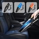 thumbnail image 1 of Aspiradora de coche de alta potencia de 120W - 8000Pa portátil inalámbrica para hogar y auto, 5 accesorios, uso húmedo/seco, carga USB, cable de 4,5 m, negro/azul/naranja, 1 of 7
