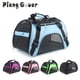 thumbnail image 1 of Transportadores de lados suaves, bolsa portátil para mascotas, bolsas de transporte para perros rosa, transportador para gatos azul, bolso de viaje transpirable para mascotas, 1 of 3