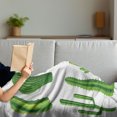 thumbnail image 3 of Cactus Soft Flannel Fleece Throw Blanket, Print Cartoon Style Image Hot Mexican Desert Plant Cactus Types with Spikes Image Art, Cozy Plush for Indoor and Outdoor Use, 70" x 90", Green, by Ambesonne, 3 of 5