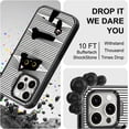 thumbnail image 5 of Case for iPhone 15 Pro Max, [10ft 4X Military-Grade Drop Protection] Durable & Shockproof Phone Case Cover Design for iPhone 15 Pro Max - Hidden Black Cat - Clear Black, 5 of 6